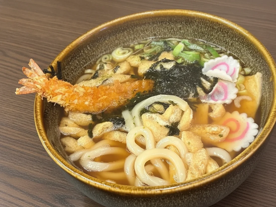 Udon tôm tempura